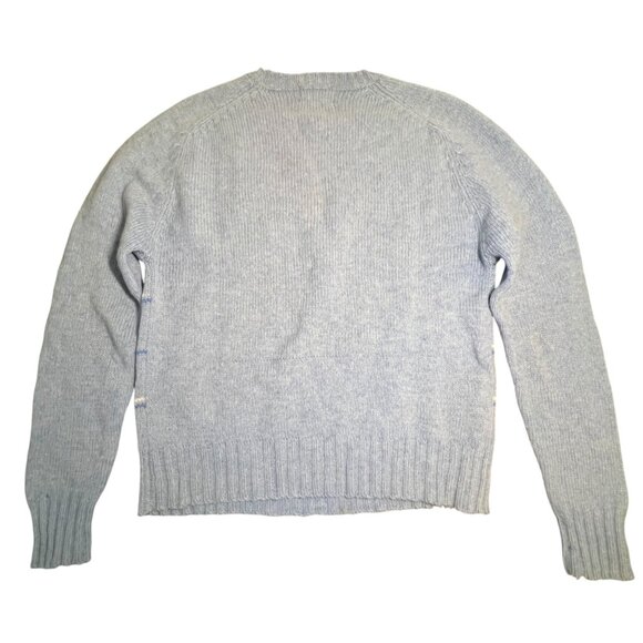 Vintage 100% Scottish Shetland Wool Lady Clansmen Grandma Preppy England Sweater - Picture 7 of 9